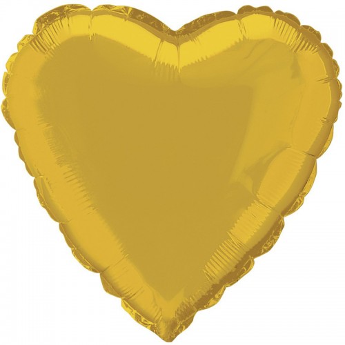 Balão Coração Dourado